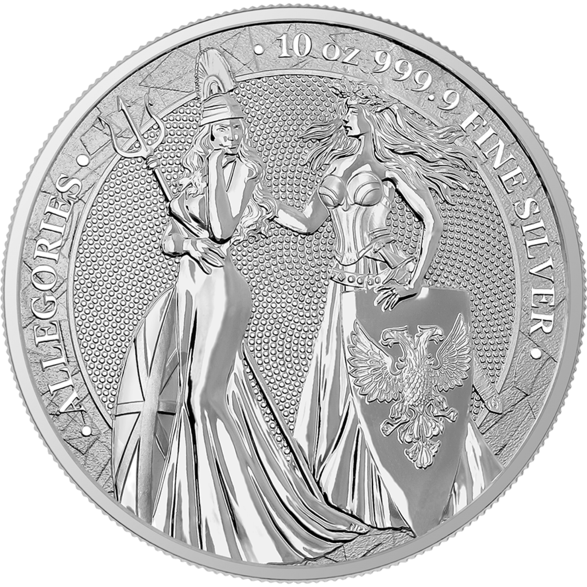 10 Oz Silver Coin 2019 50 Mark Britania &amp; Germania - BU Limited Edition 250-classypw.com-1