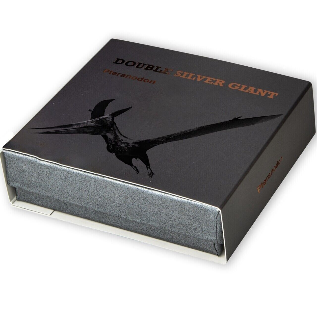 10g Silver Coin & 145g Copper 2024 Vanuatu Pteranodon Double Giant HR Dinosaur-classypw.com-4