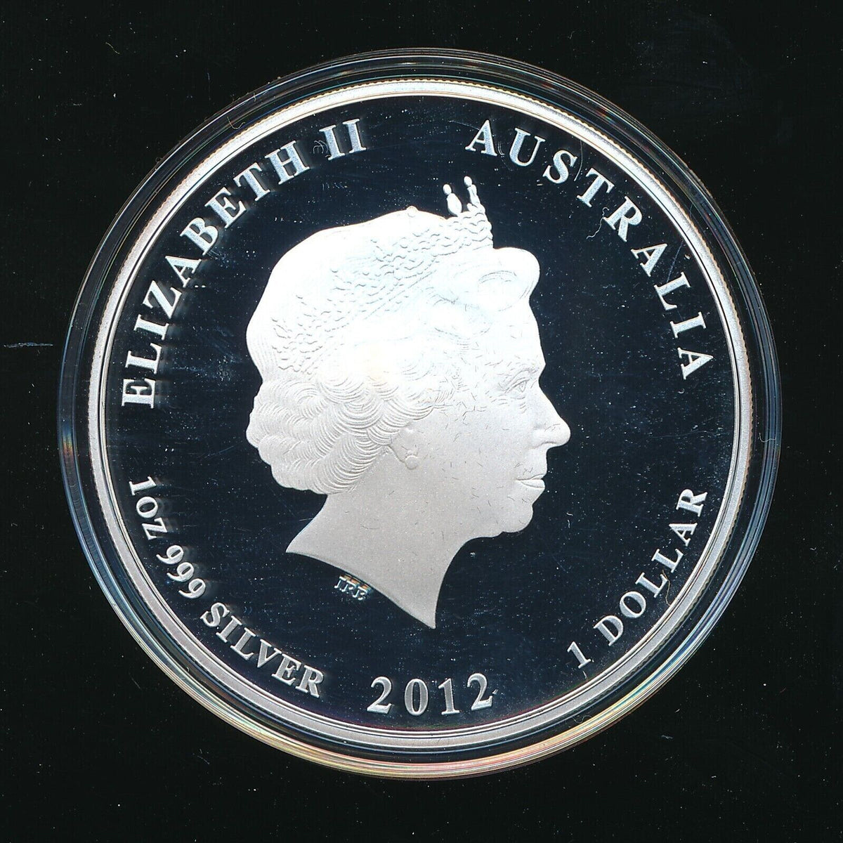 1/2 Oz Silver Coin 2012 $0.50 Australian Lunar Series Year of The Dragon Color-classypw.com-3