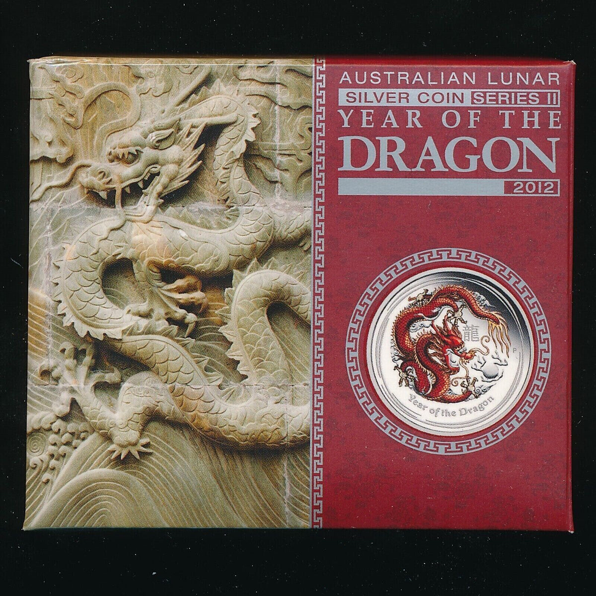 1/2 Oz Silver Coin 2012 $0.50 Australian Lunar Series Year of The Dragon Color-classypw.com-4