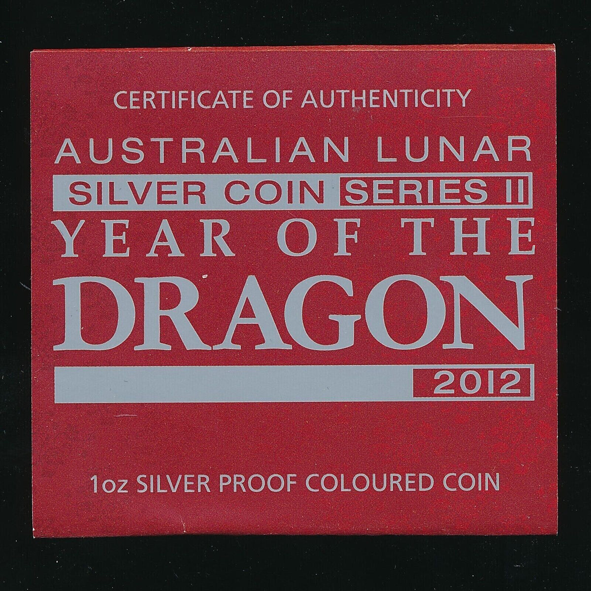 1/2 Oz Silver Coin 2012 $0.50 Australian Lunar Series Year of The Dragon Color-classypw.com-6