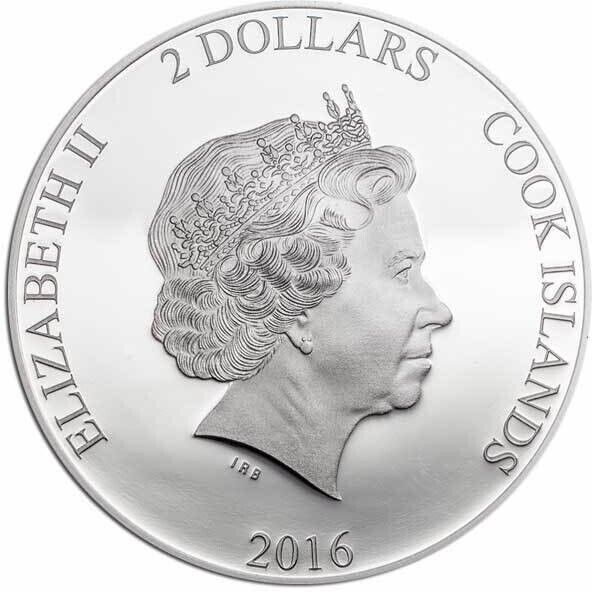 1/2 oz Silver Coin 2016 Cook Islands $2 The Great Tea Race of 1866 Proof Coin-classypw.com-2