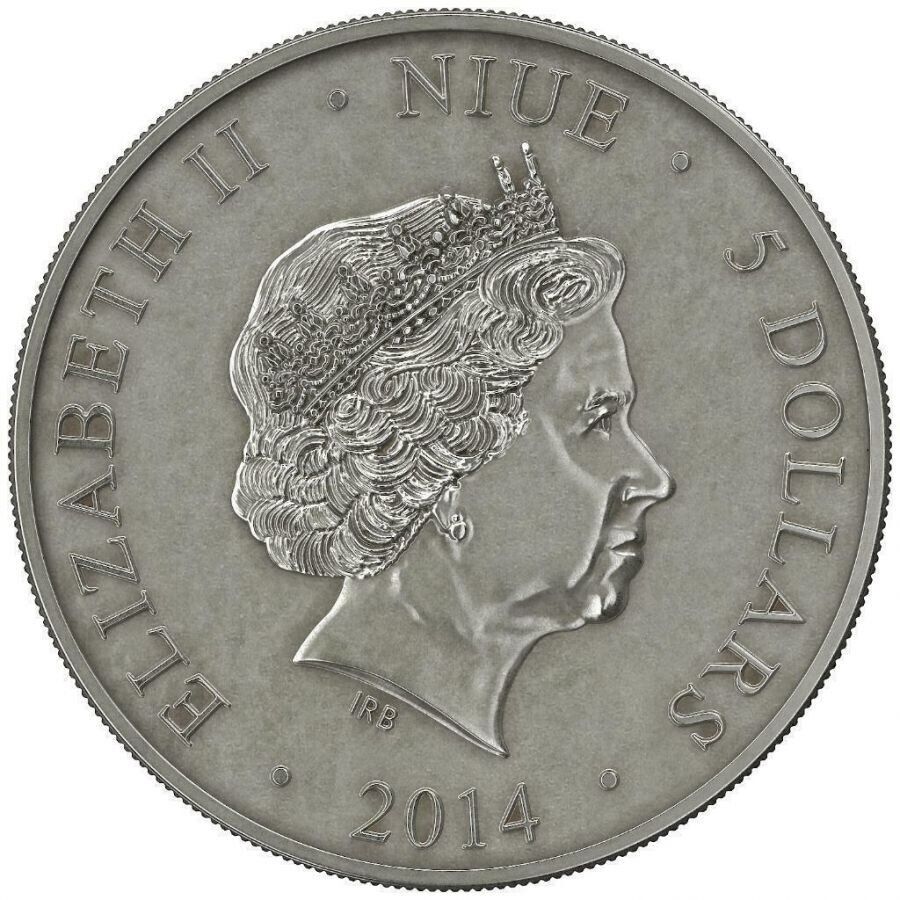 2 Oz Silver Coin 2014 $5 World Heritage - God the Father Religious Coin PAMP 999-classypw.com-3