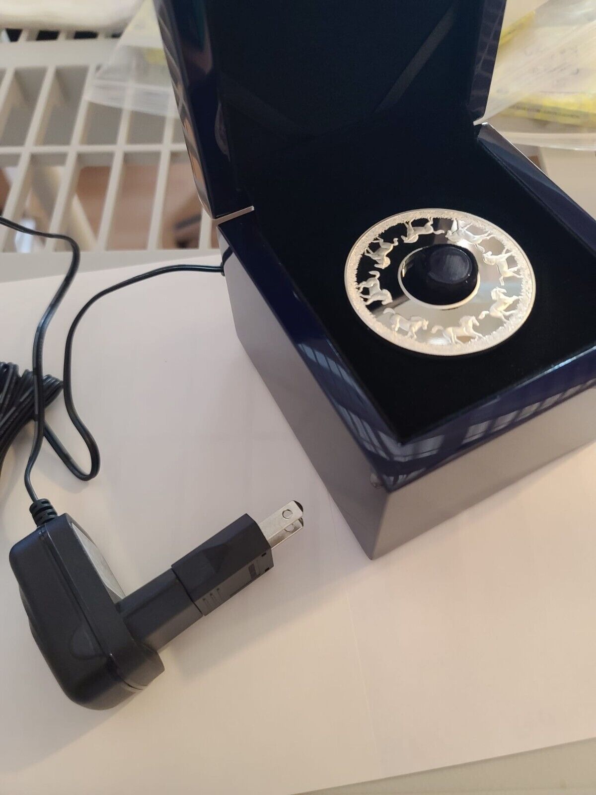 2 Oz Silver Coin 2014 Nuie $2 Year of the Horse Proof with Rotating box PAMP-classypw.com-6