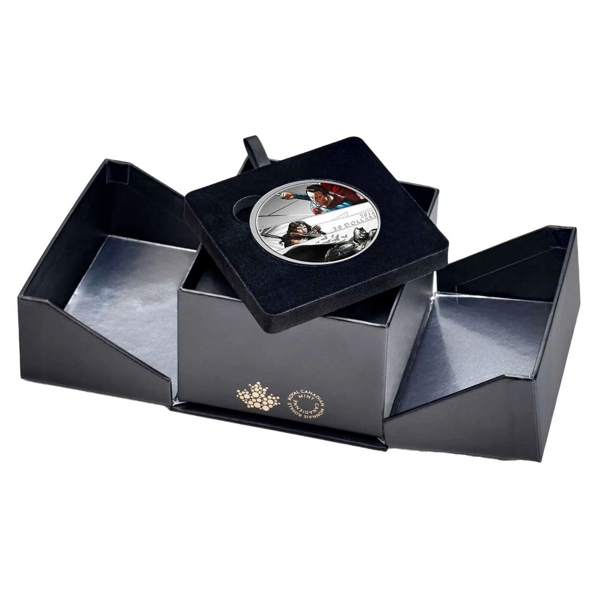 2 Oz Silver Coin 2016 $30 Canada Batman V Superman Wonder Woman Dawn of Justice