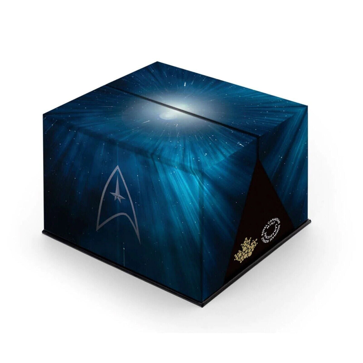 2 Oz Silver Coin 2017 $30 Canada Star Trek Five Captains Picard Kirk Glow Dark