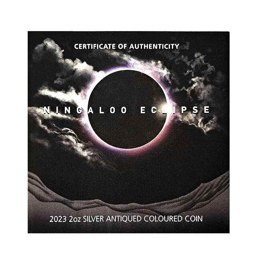 2 Oz Silver Coin 2023 Australia Ningaloo Eclipse Moon Whale Colorized Coin-classypw.com-9