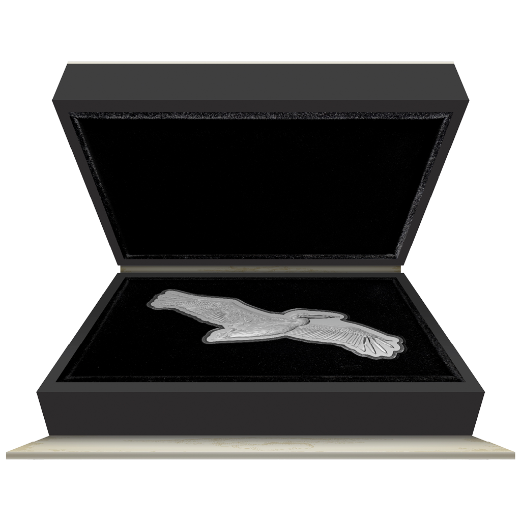 2 Oz Silver Coin 2024 Niue $5 Great Birds Great White Pelican Shaped Coin