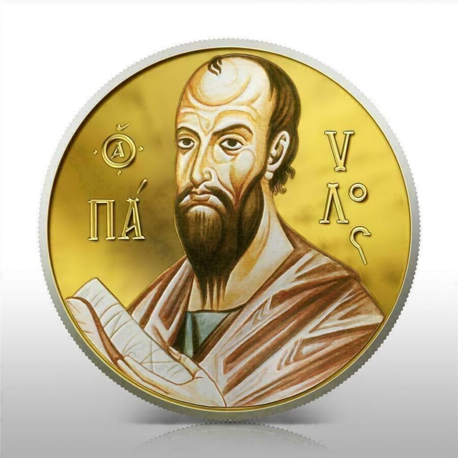 2 X 1 Oz Silver Coin 2010 $2 Orthodox Shrines - Apostles Peter &amp; Paul Gilded set-classypw.com-5