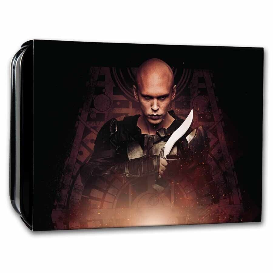 2 X 1 Oz Silver Coin 2044 DUNE 2 2-Coin Colorized Paul/Feyd Fighter Set COA #1