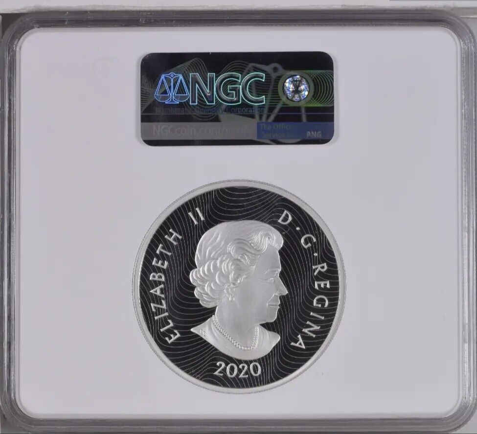 2 oz Silver Coin 2020 Canada $30 Imposing Icons Moose PF 69 Ultra Cameo in Slab