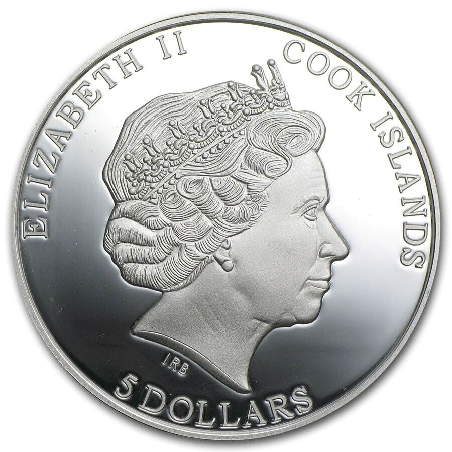 20g Silver Coin 2013 $5 Cook Islands Rhinoceros Albrecht Durer Old Master Prints-classypw.com-6