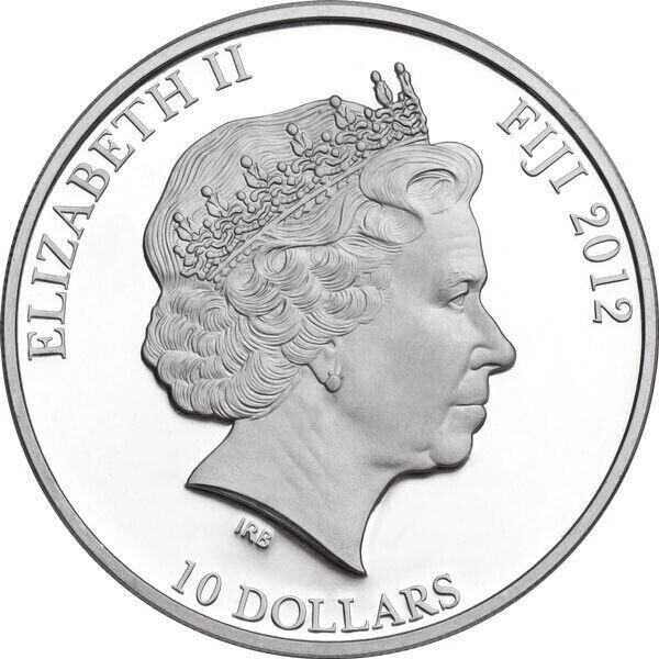 20g Silver Coin Proof 2012 Fiji $10 Patron Saints - Saint Olga Proof Coin-classypw.com-2
