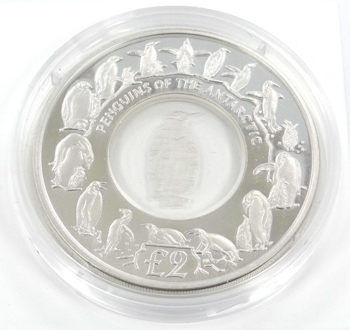 23.45g Silver Coin 2007 South Georgia Sandwich Islands Penguins of the Antarctic-classypw.com-1