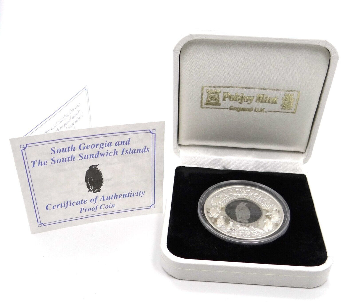 23.45g Silver Coin 2007 South Georgia Sandwich Islands Penguins of the Antarctic-classypw.com-7
