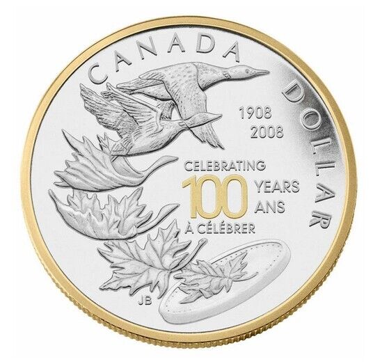 25.18g Silver Coin 2008 $1 Canada Special Edition Proof Silver Dollar Maple Loon-classypw.com-1