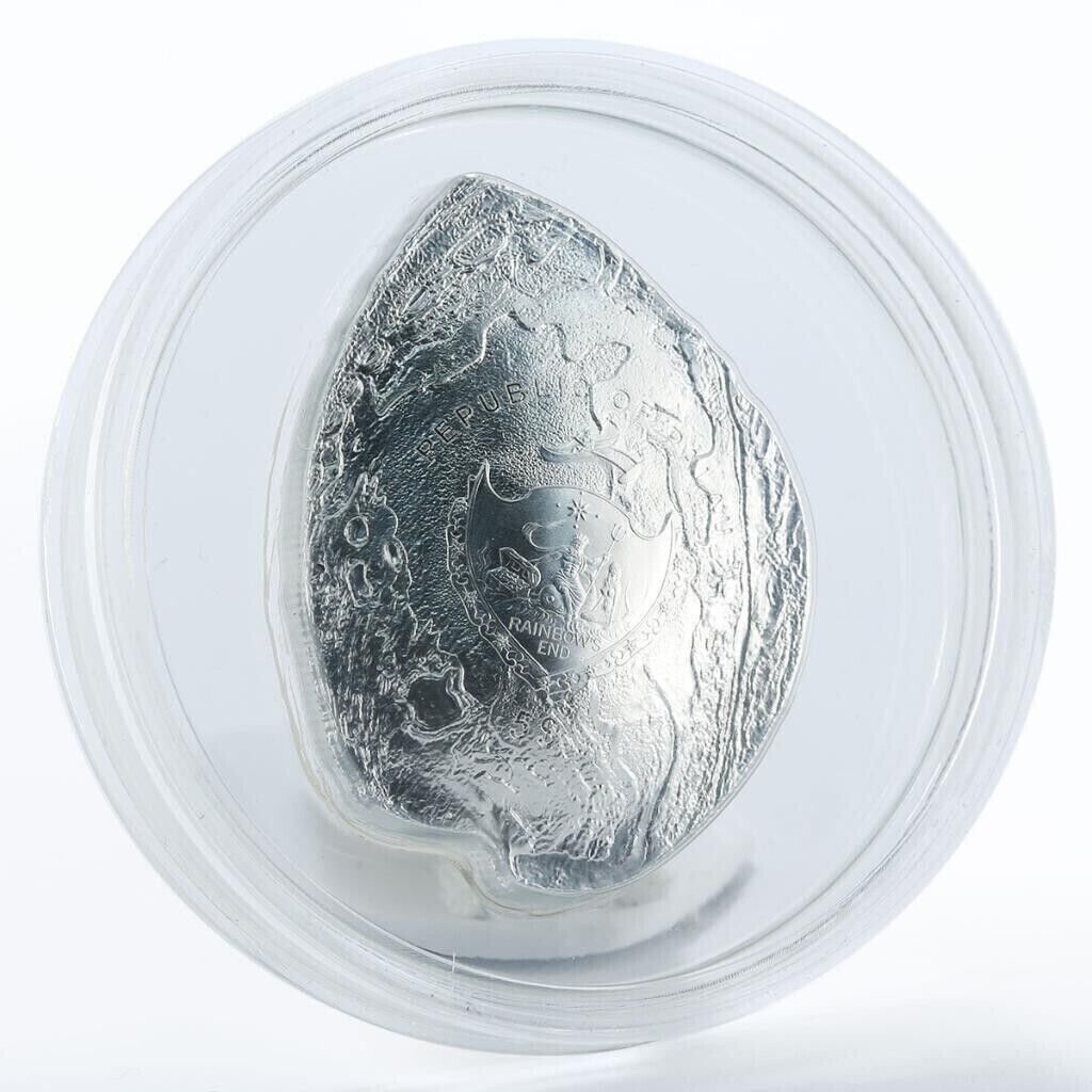 25g Silver Coin 2012 $5 Palau Sea Treasures Pearl Haliotis Iris Shell Shaped-classypw.com-2