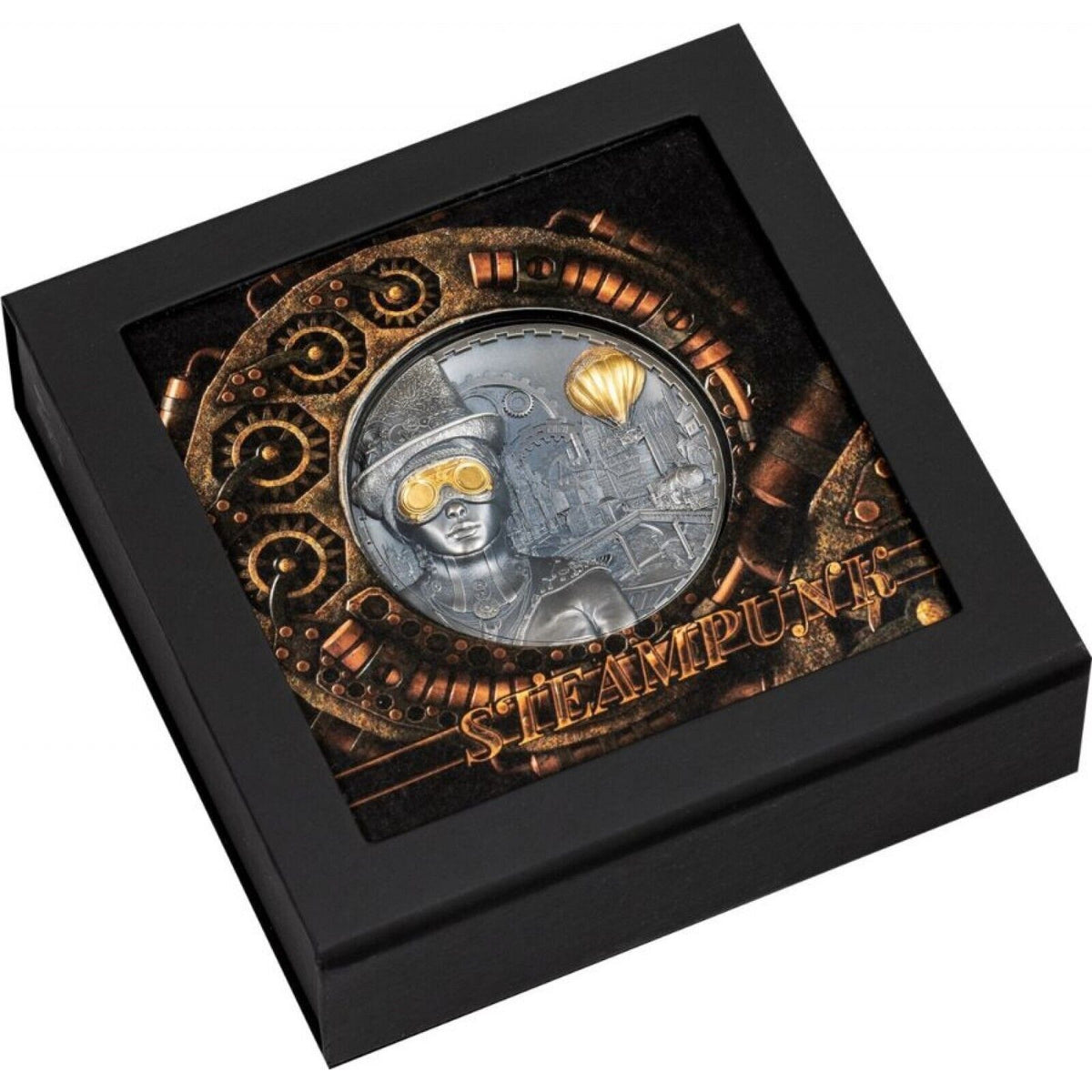 3 Oz Silver Coin 2020 $20 Cook Islands Steampunk Antique Ultra High Relief Coin-classypw.com-5