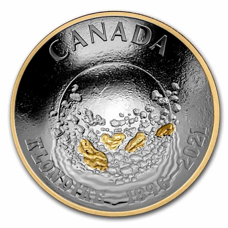 30.75g Silver Coin 2021 Canada $25 125th Anniversary of the Klondike Gold Rush-classypw.com-5