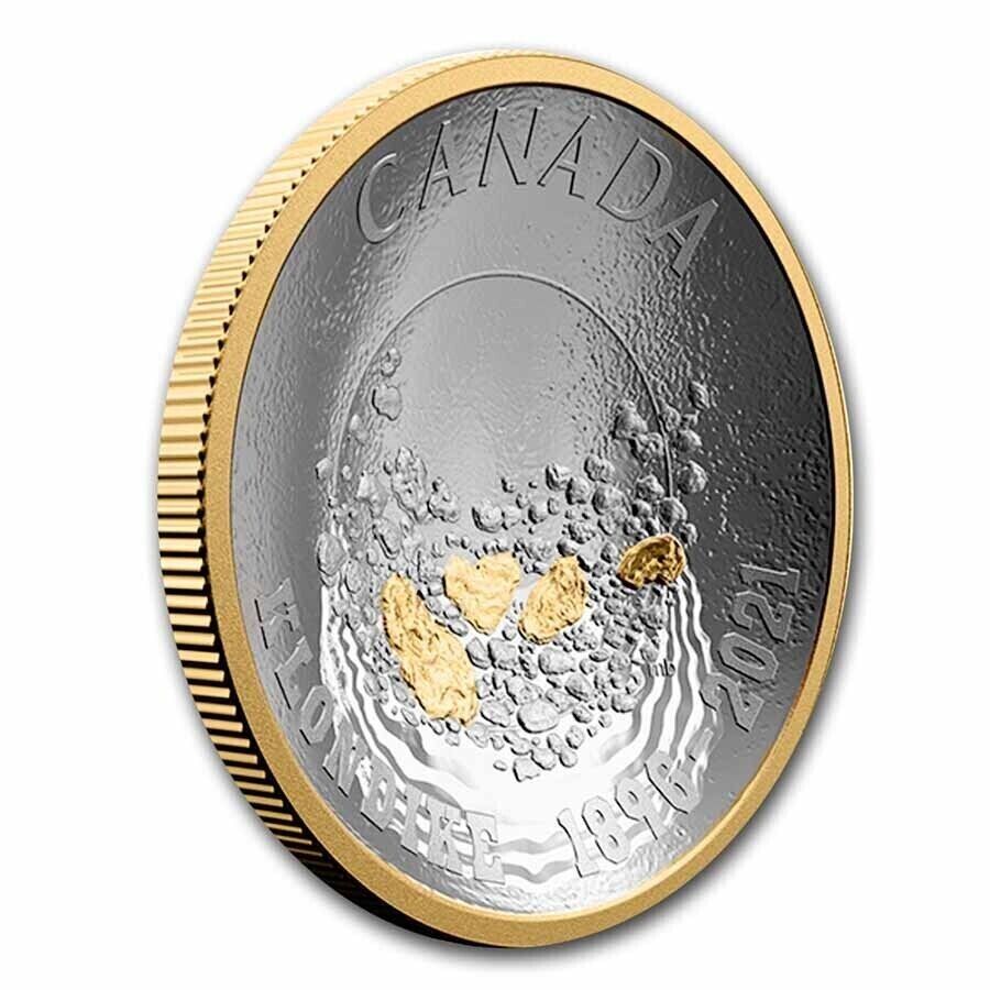 30.75g Silver Coin 2021 Canada $25 125th Anniversary of the Klondike Gold Rush-classypw.com-6