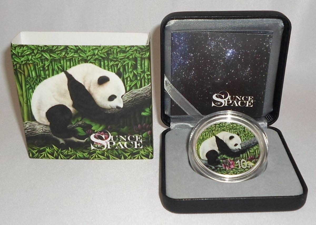 30g Silver Coin 2016 10 Yuan China Chinese Panda Nantan Meteorite Color Coin-classypw.com-1