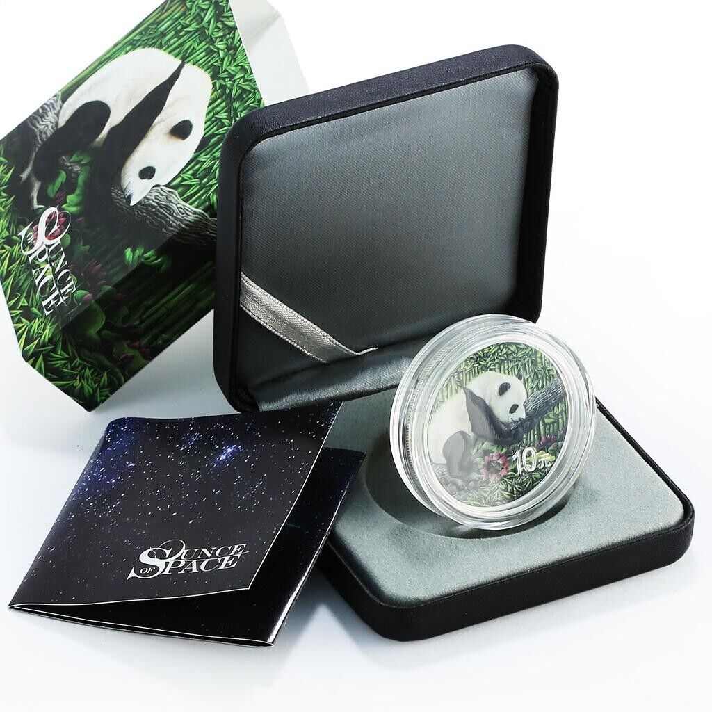 30g Silver Coin 2016 10 Yuan China Chinese Panda Nantan Meteorite Color Coin-classypw.com-7