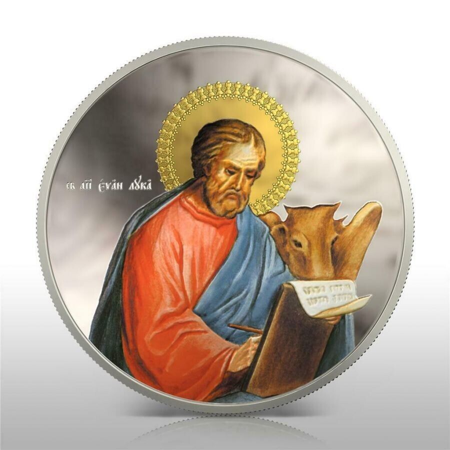 4 X 1 Oz Silver Coin 2011 $2 Orthodox Shrines - The Evangelists proof color set-classypw.com-7