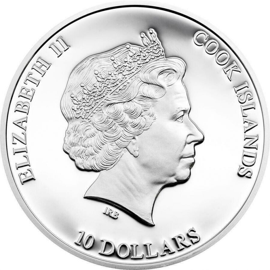 50g Silver Coin 2014 $10 Cook Islands Dive Into The Blue Planet - Nano Sea Proof-classypw.com-2
