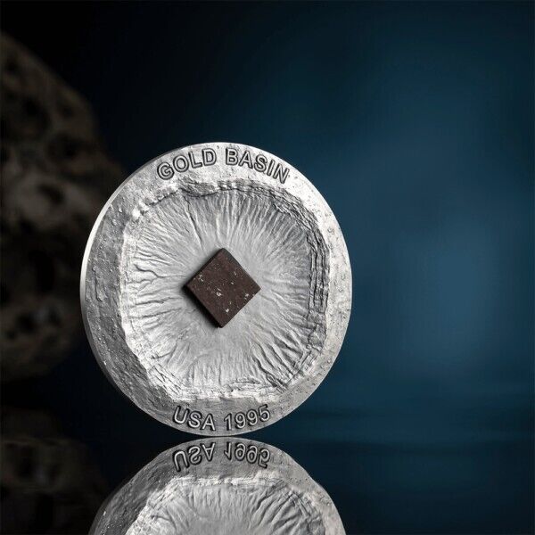 50g Silver Coin 2023 Cameroon 2000 Francs CFA Meteorite Geography - Gold Basin-classypw.com-3