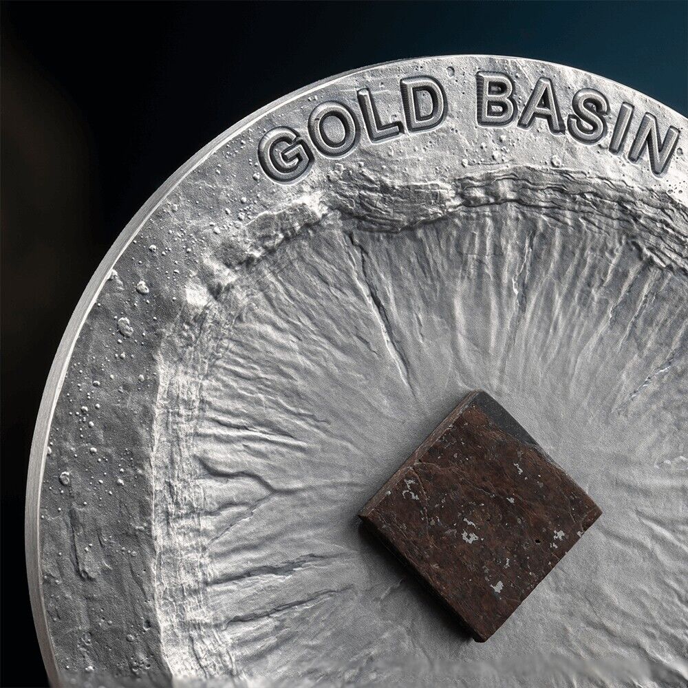 50g Silver Coin 2023 Cameroon 2000 Francs CFA Meteorite Geography - Gold Basin-classypw.com-5