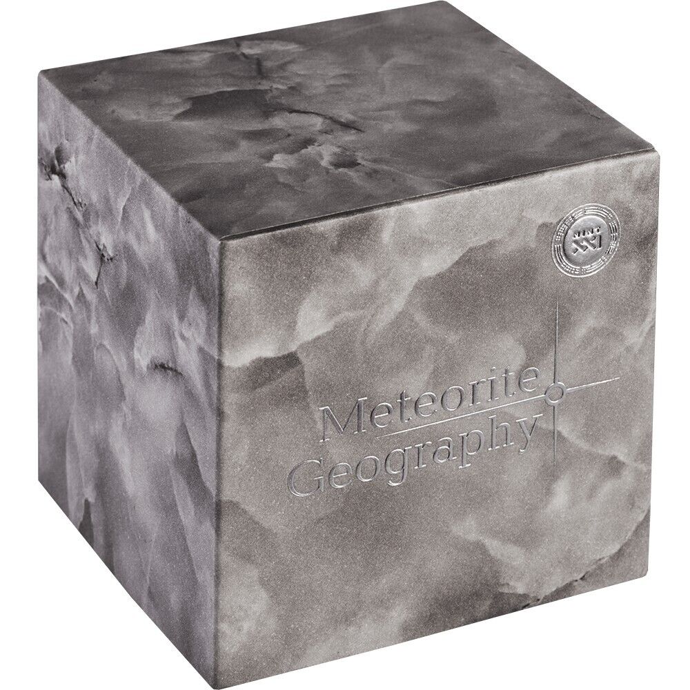 50g Silver Coin 2023 Cameroon 2000 Francs CFA Meteorite Geography - Gold Basin-classypw.com-8