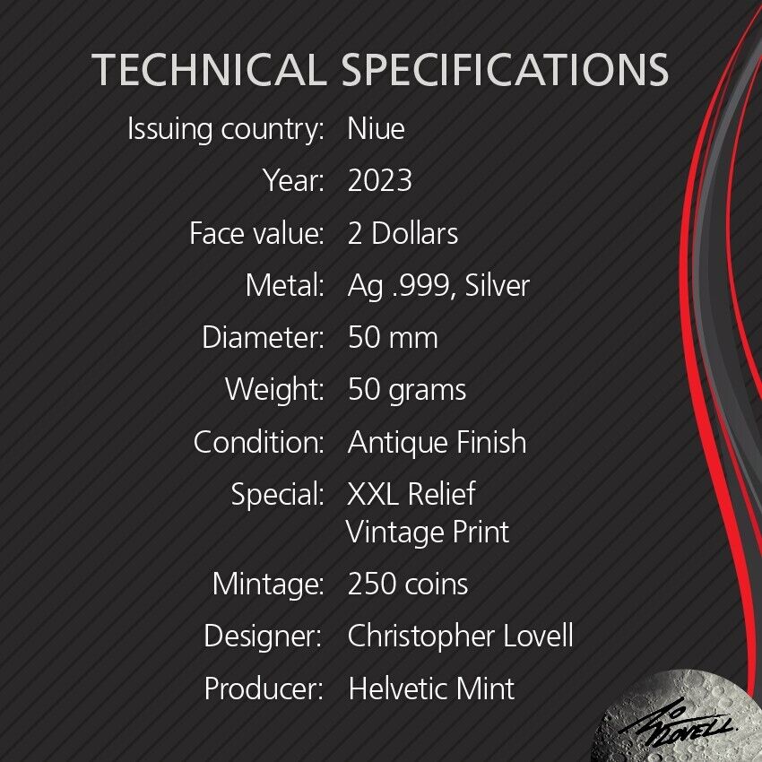 50g Silver Coin 2023 Niue $2 The Fire Drake Dragon Ultra High Relief Antiqued-classypw.com-8