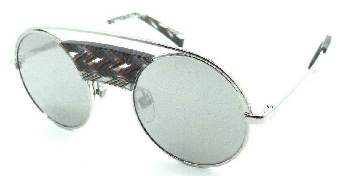 Alain Mikli Sunglasses A04002N 003/6G 47-23-135 Multicolor Chevron / Grey Mirror-8053672692266-classypw.com-1