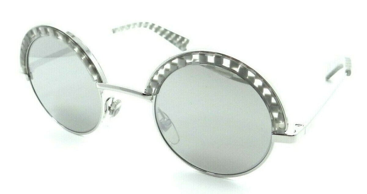 Alain Mikli Sunglasses A04003N 013/6G 46-25-135 Checkered Silver / Grey Mirror-8053672897531-classypw.com-1