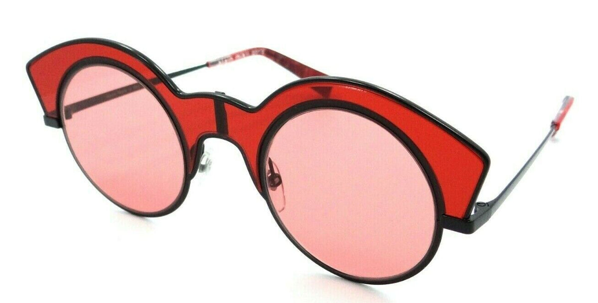 Alain Mikli Sunglasses A04009 005/84 48-26-140 La Nuit Matte Black Red / Pink-8053672866193-classypw.com-1