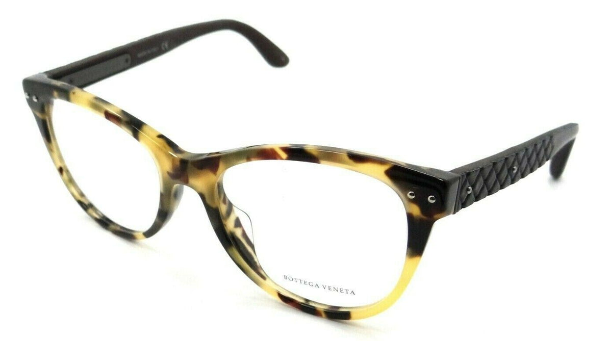 Bottega Veneta Eyeglasses Frames BV0009OA 003 52-15-145 Havana / Black Asian Fit-889652004983-classypw.com-1