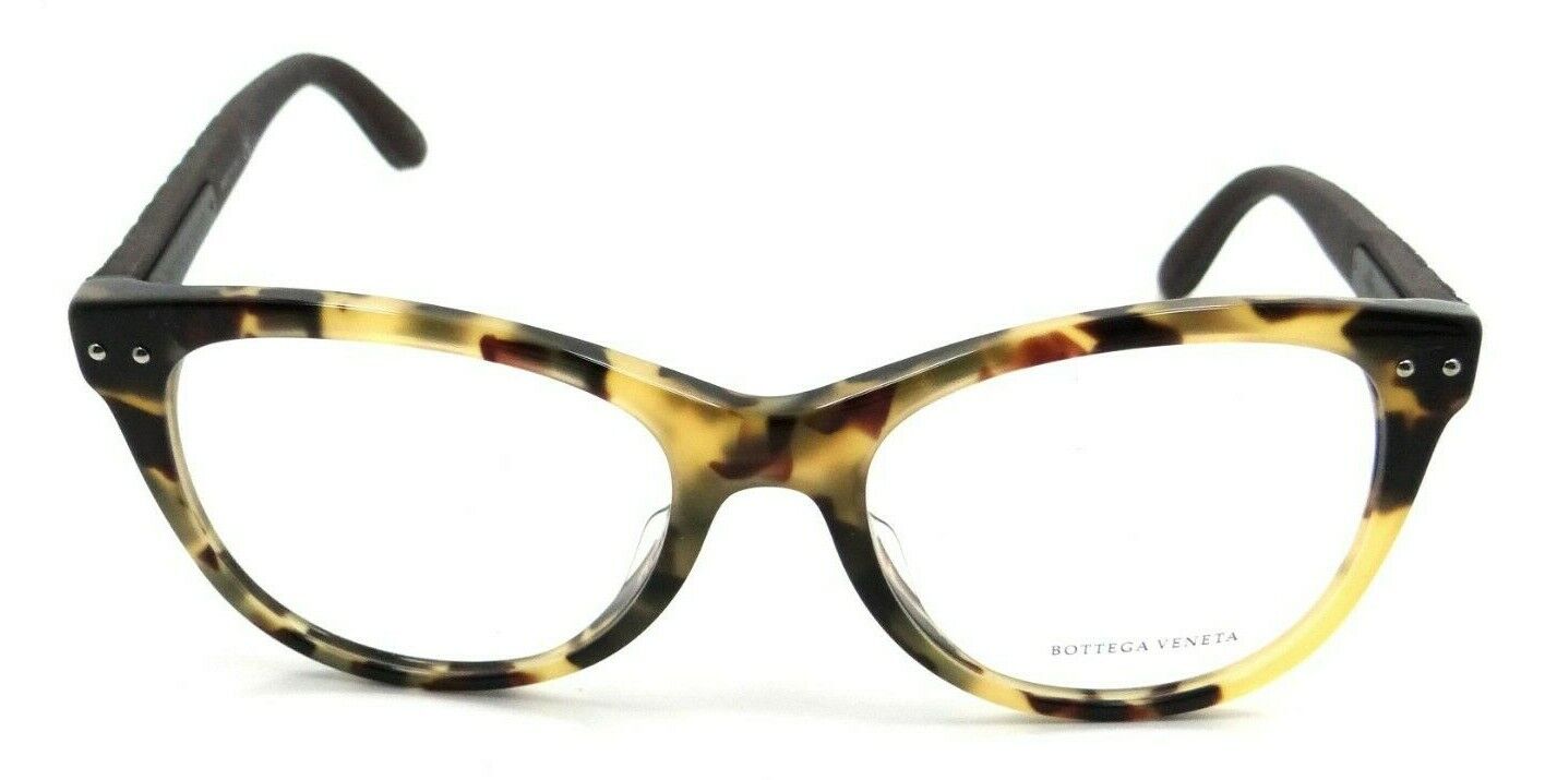 Bottega Veneta Eyeglasses Frames BV0009OA 003 52-15-145 Havana / Black Asian Fit-889652004983-classypw.com-2