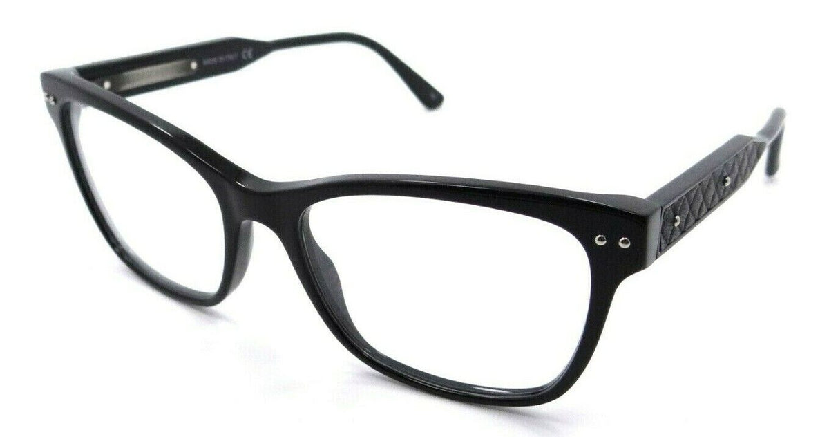 Bottega Veneta Eyeglasses Frames BV0016O 005 53-17-145 Black Made in Italy-889652005201-classypw.com-1