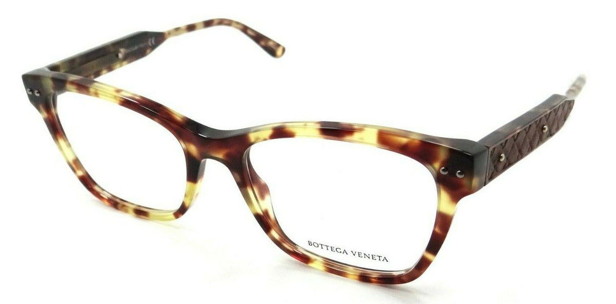Bottega Veneta Eyeglasses Frames BV0016O 009 51-17-145 Havana Made in Italy-889652014111-classypw.com-1