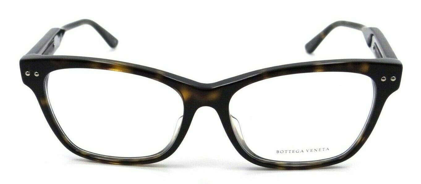 Bottega Veneta Eyeglasses Frames BV0016OA 002 53-15-145 Havana / Black Asian Fit-889652005256-classypw.com-2
