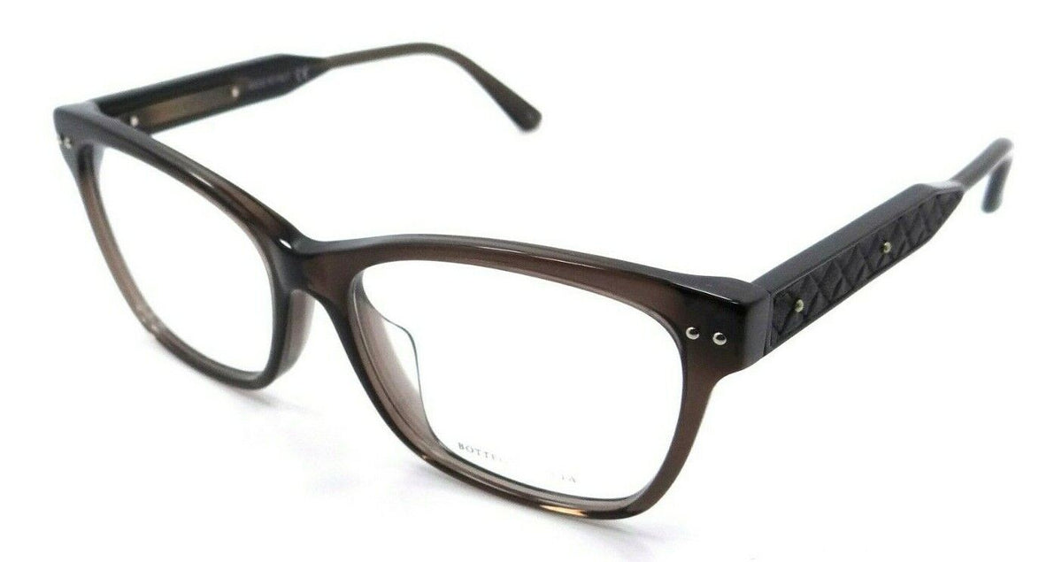 Bottega Veneta Eyeglasses Frames BV0016OA 003 53-15-145 Brown Italy Asian Fit-889652005263-classypw.com-1
