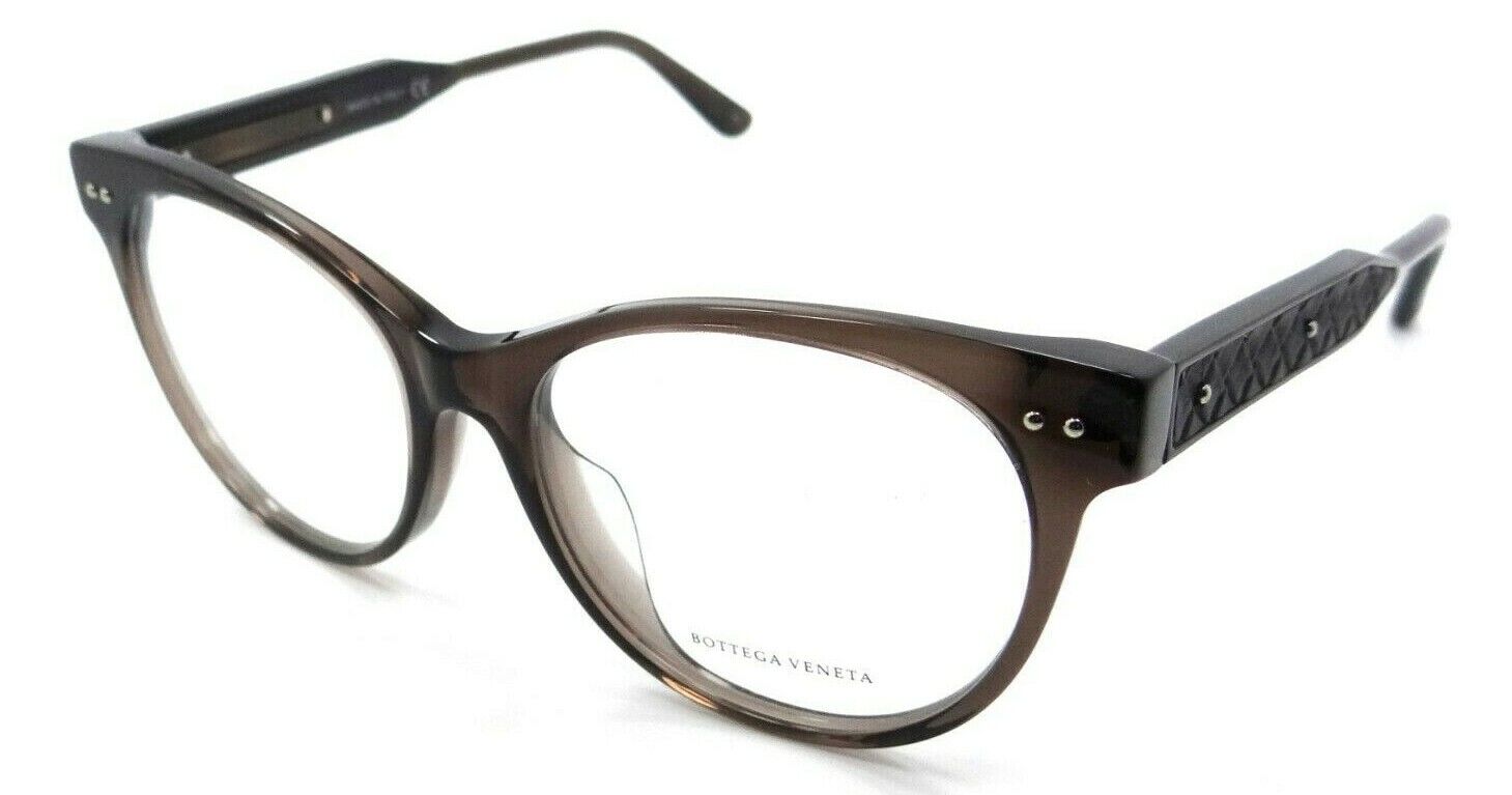 Bottega Veneta Eyeglasses Frames BV0017OA 003 52-16-145 Brown Italy Asian Fit-889652006130-classypw.com-1