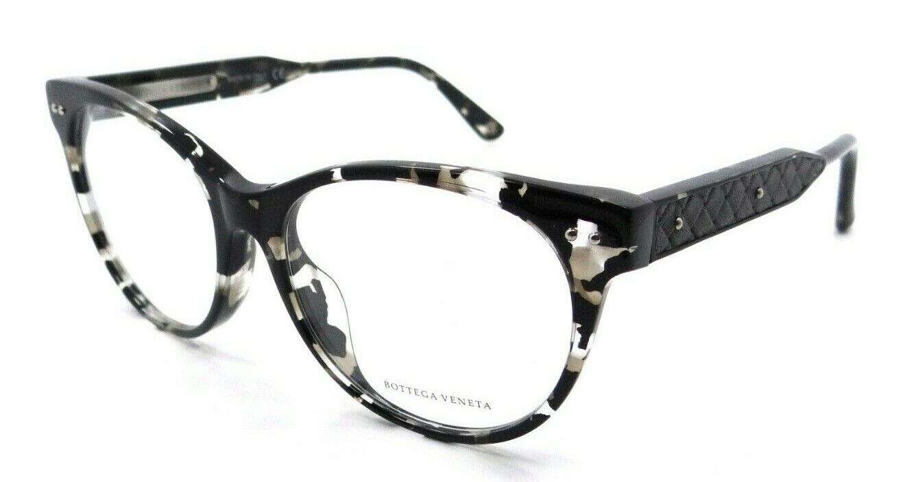 Bottega Veneta Eyeglasses Frames BV0017OA 006 52-16-145 Havana / Grey Asian Fit-889652014203-classypw.com-1