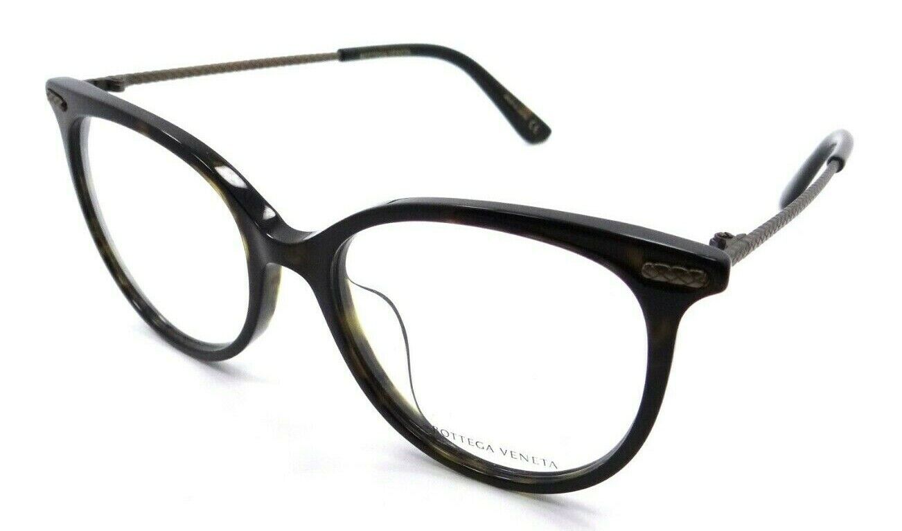 Bottega Veneta Eyeglasses Frames BV0031OA 004 53-18-145 Dark Havana Asian Fit-889652012674-classypw.com-1