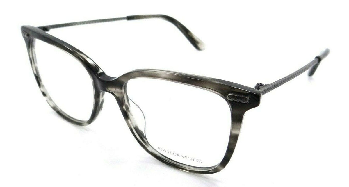 Bottega Veneta Eyeglasses Frames BV0032O 003 52-17-145 Grey Havana /Silver Japan-889652012704-classypw.com-1
