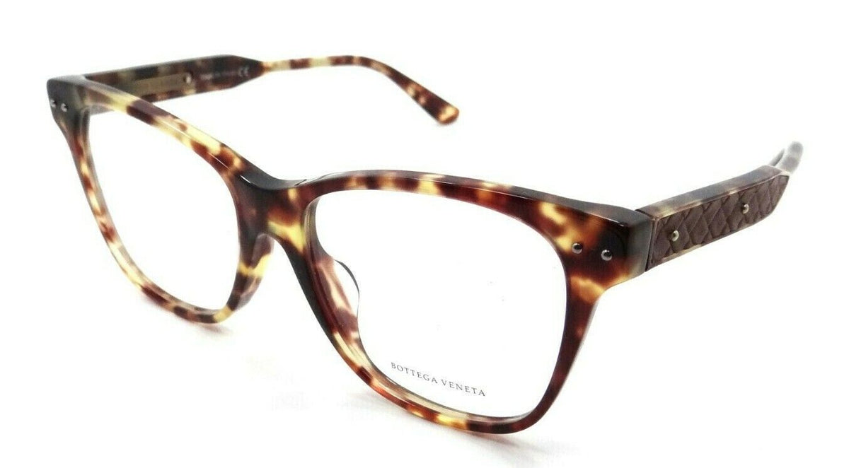 Bottega Veneta Eyeglasses Frames BV0036OA 003 53-16-145 Havana Italy Asian Fit-889652012971-classypw.com-1