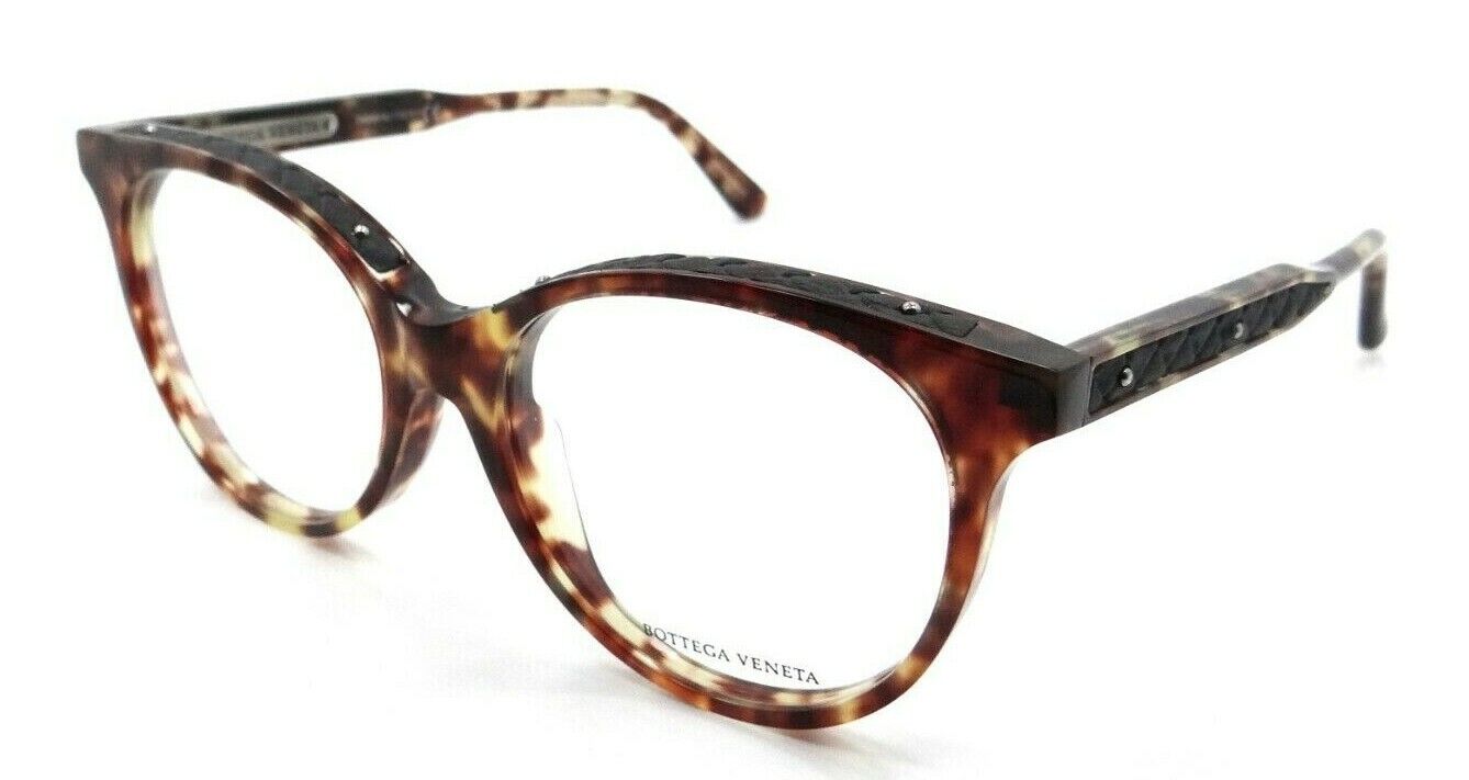 Bottega Veneta Eyeglasses Frames BV0069OA 004 54-17-145 Havana Italy Asian Fit-889652036373-classypw.com-1