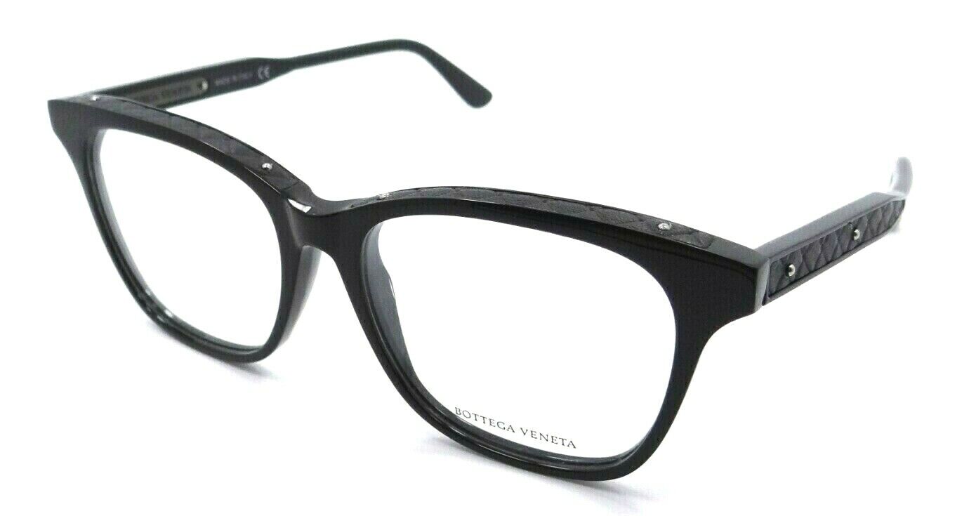 Bottega Veneta Eyeglasses Frames BV0070O 005 53-16-145 Black Made in Italy-889652026527-classypw.com-1