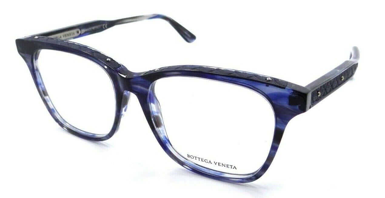 Bottega Veneta Eyeglasses Frames BV0070O 007 53-16-145 Blue Made in Italy-889652026541-classypw.com-1
