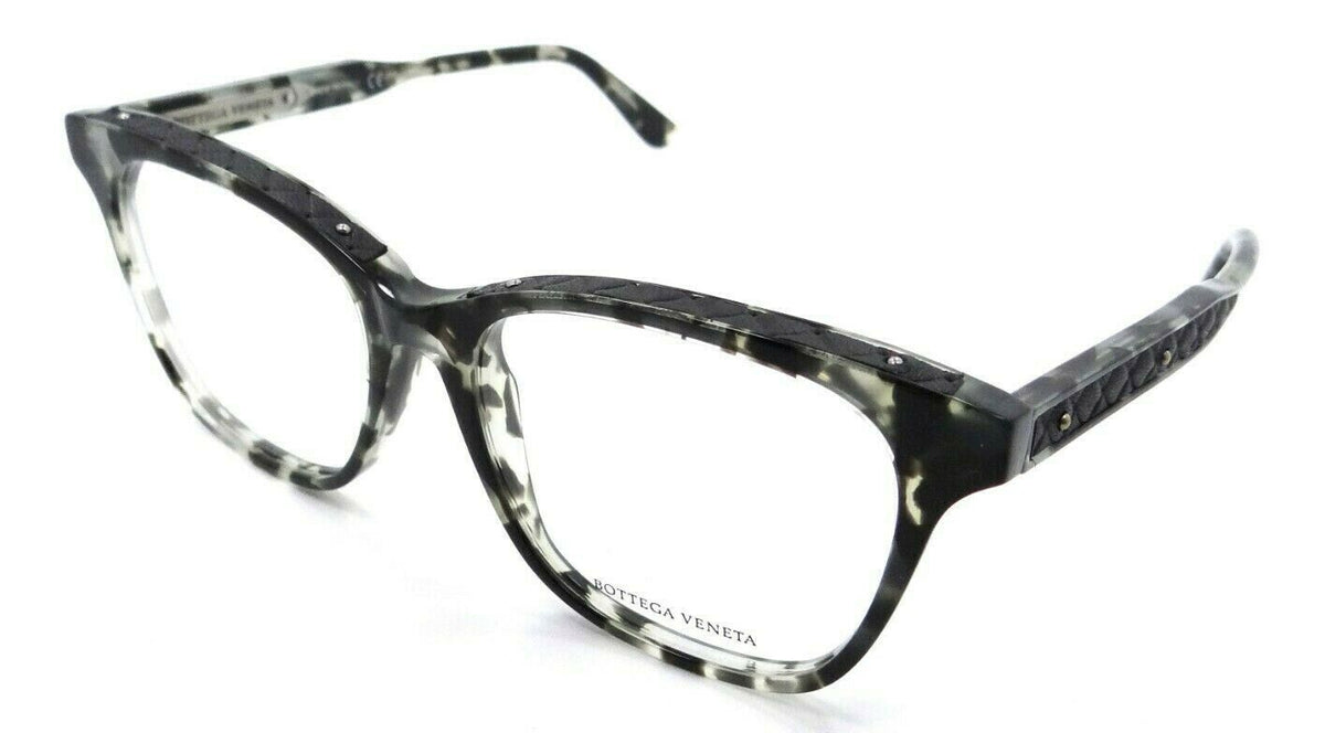 Bottega Veneta Eyeglasses Frames BV0070O 008 53-16-145 Grey Havana Made in Italy-889652026558-classypw.com-1